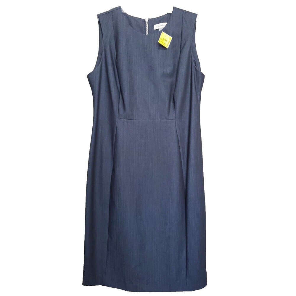 Calvin Klein Navy Midi Dress
